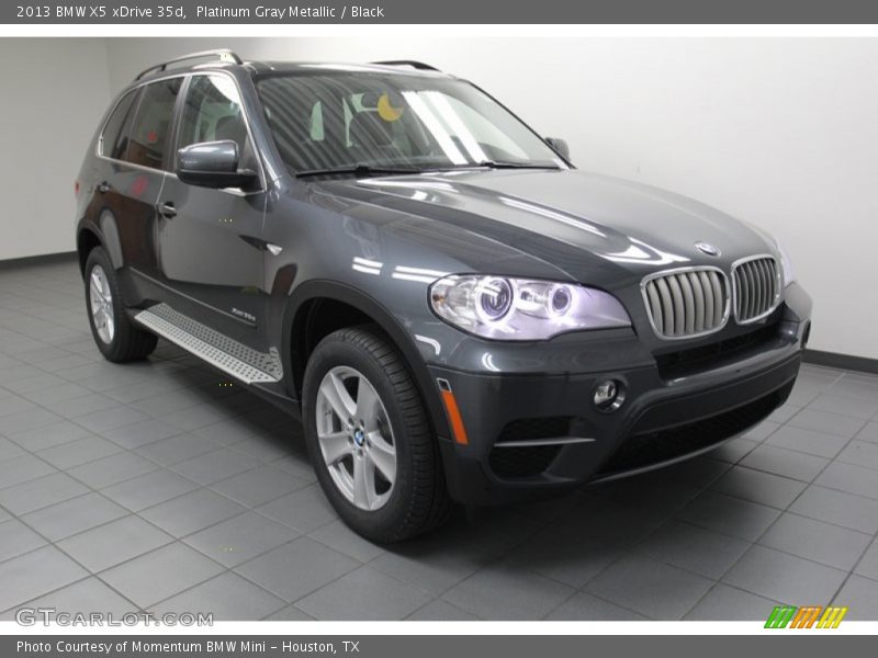 Platinum Gray Metallic / Black 2013 BMW X5 xDrive 35d