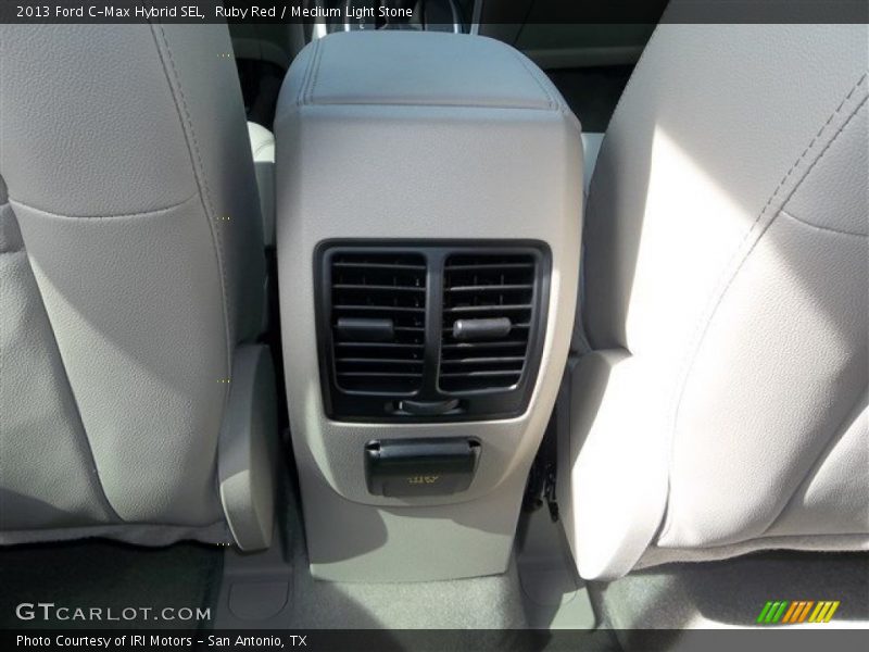 Ruby Red / Medium Light Stone 2013 Ford C-Max Hybrid SEL