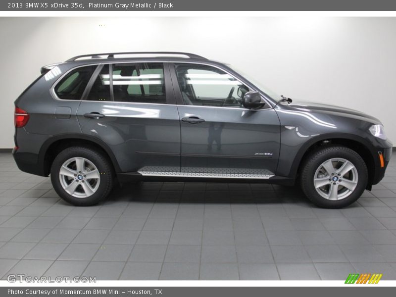 Platinum Gray Metallic / Black 2013 BMW X5 xDrive 35d