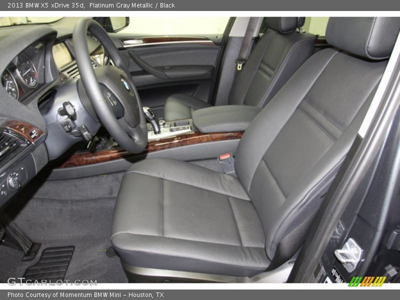 Platinum Gray Metallic / Black 2013 BMW X5 xDrive 35d