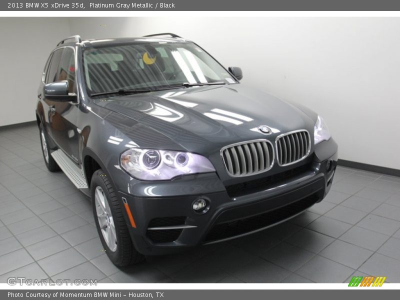 Platinum Gray Metallic / Black 2013 BMW X5 xDrive 35d