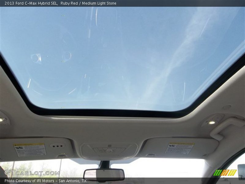 Ruby Red / Medium Light Stone 2013 Ford C-Max Hybrid SEL