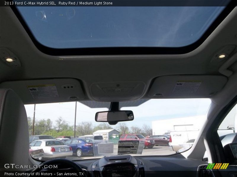 Ruby Red / Medium Light Stone 2013 Ford C-Max Hybrid SEL