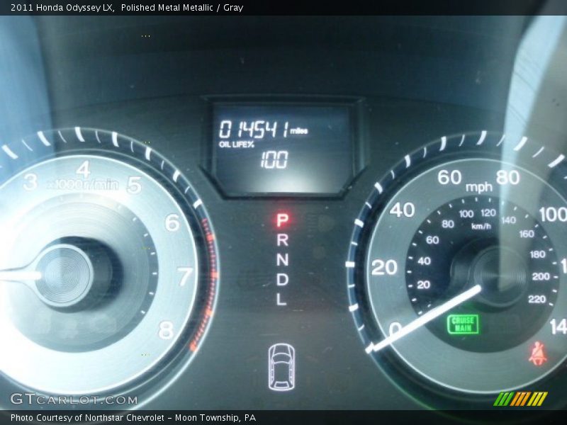 Polished Metal Metallic / Gray 2011 Honda Odyssey LX
