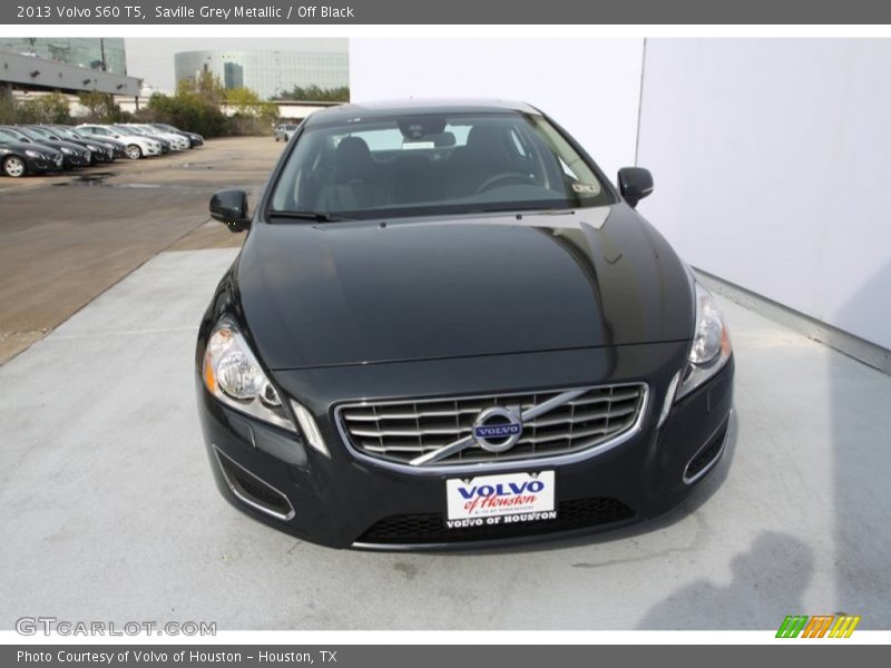 Saville Grey Metallic / Off Black 2013 Volvo S60 T5