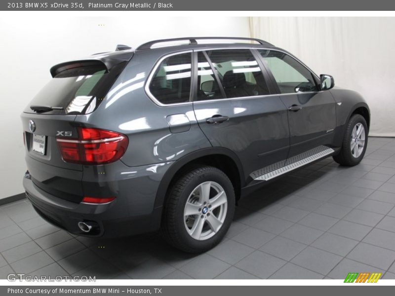 Platinum Gray Metallic / Black 2013 BMW X5 xDrive 35d