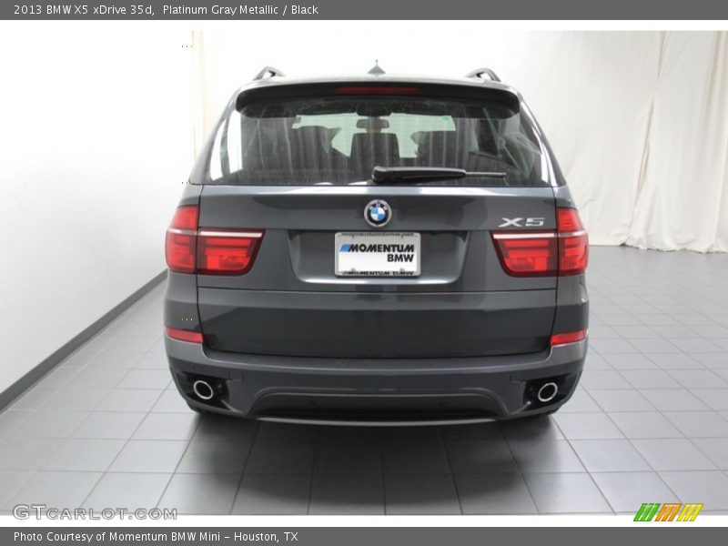 Platinum Gray Metallic / Black 2013 BMW X5 xDrive 35d