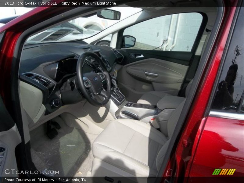 Ruby Red / Medium Light Stone 2013 Ford C-Max Hybrid SEL