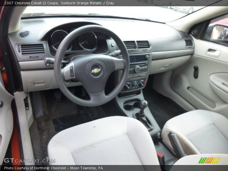 Gray Interior - 2007 Cobalt LS Coupe 