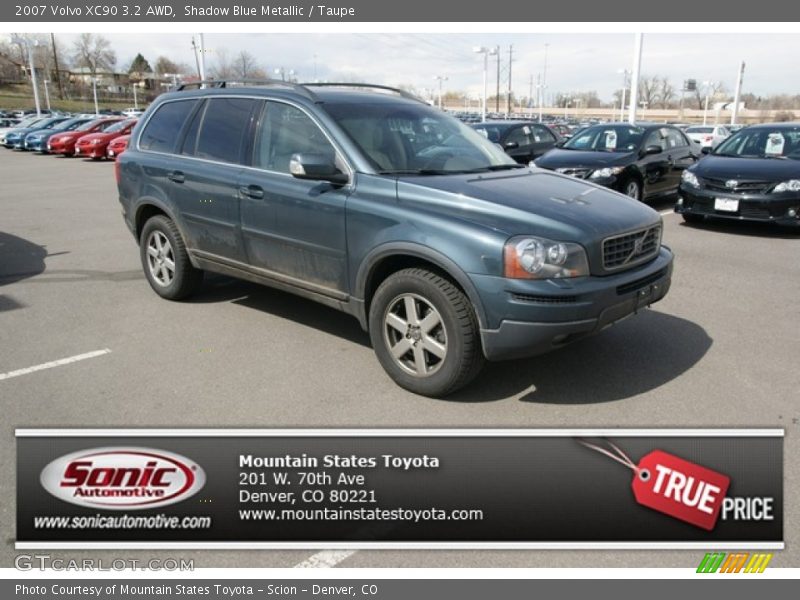 Shadow Blue Metallic / Taupe 2007 Volvo XC90 3.2 AWD
