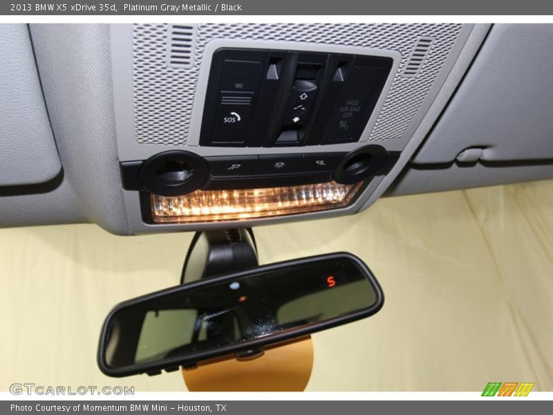 Platinum Gray Metallic / Black 2013 BMW X5 xDrive 35d