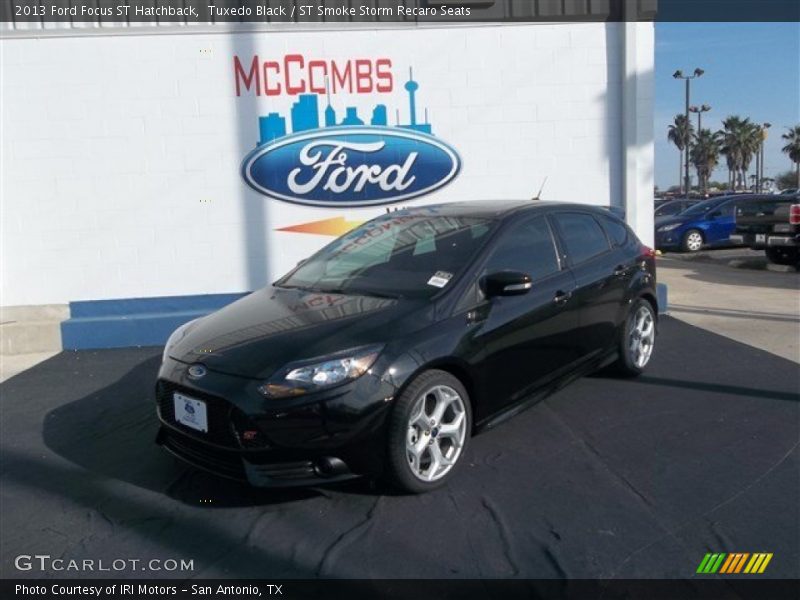 Tuxedo Black / ST Smoke Storm Recaro Seats 2013 Ford Focus ST Hatchback