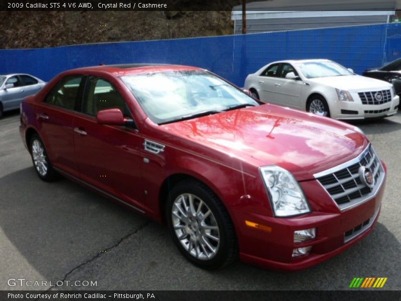 Crystal Red / Cashmere 2009 Cadillac STS 4 V6 AWD