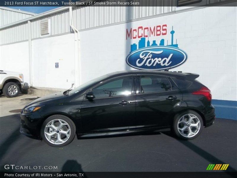 Tuxedo Black / ST Smoke Storm Recaro Seats 2013 Ford Focus ST Hatchback