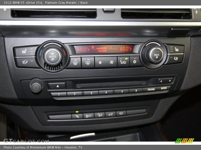 Platinum Gray Metallic / Black 2013 BMW X5 xDrive 35d