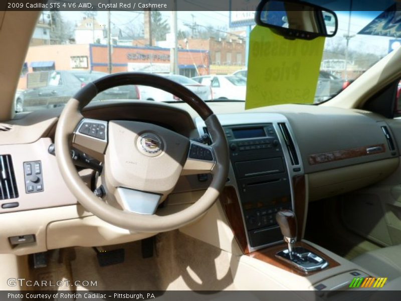 Crystal Red / Cashmere 2009 Cadillac STS 4 V6 AWD