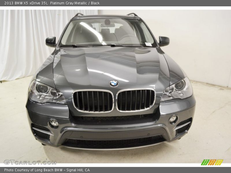 Platinum Gray Metallic / Black 2013 BMW X5 xDrive 35i
