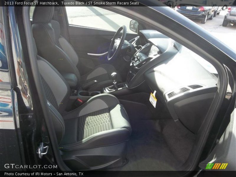 Tuxedo Black / ST Smoke Storm Recaro Seats 2013 Ford Focus ST Hatchback