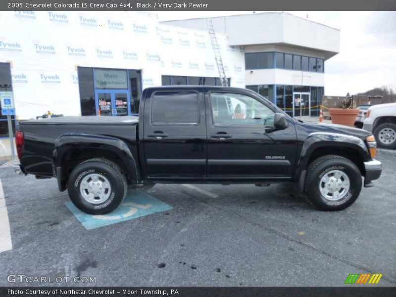 Black / Very Dark Pewter 2005 Chevrolet Colorado LS Crew Cab 4x4