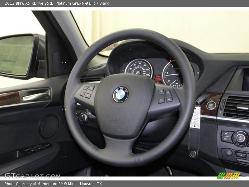 Platinum Gray Metallic / Black 2013 BMW X5 xDrive 35d