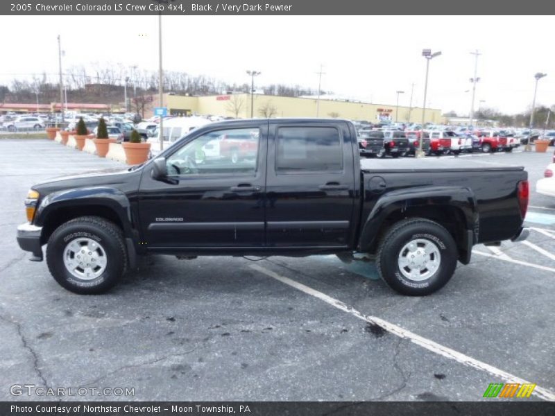 Black / Very Dark Pewter 2005 Chevrolet Colorado LS Crew Cab 4x4