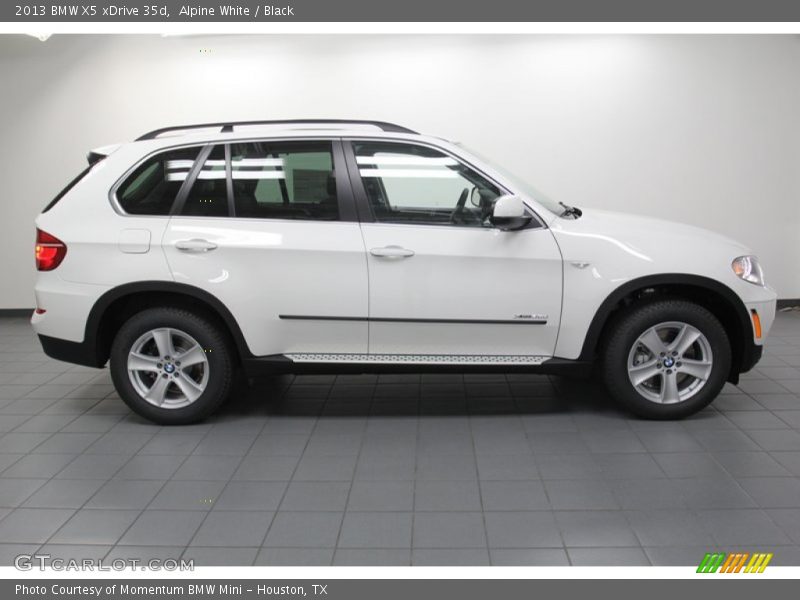 Alpine White / Black 2013 BMW X5 xDrive 35d