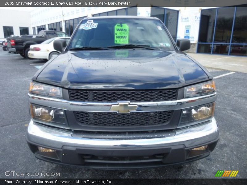 Black / Very Dark Pewter 2005 Chevrolet Colorado LS Crew Cab 4x4