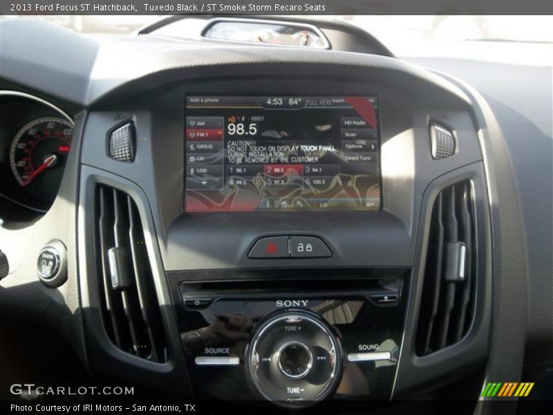 Tuxedo Black / ST Smoke Storm Recaro Seats 2013 Ford Focus ST Hatchback