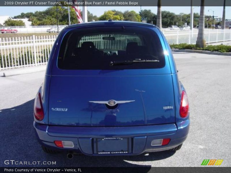 Deep Water Blue Pearl / Pastel Pebble Beige 2009 Chrysler PT Cruiser Touring