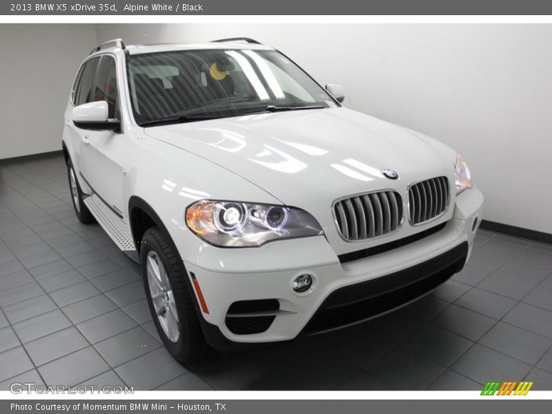 Alpine White / Black 2013 BMW X5 xDrive 35d