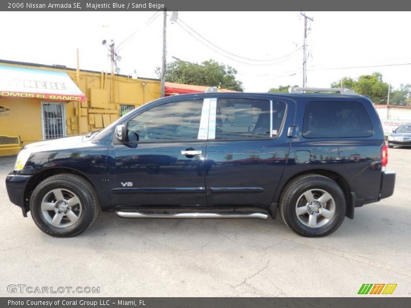 Majestic Blue / Sand Beige 2006 Nissan Armada SE