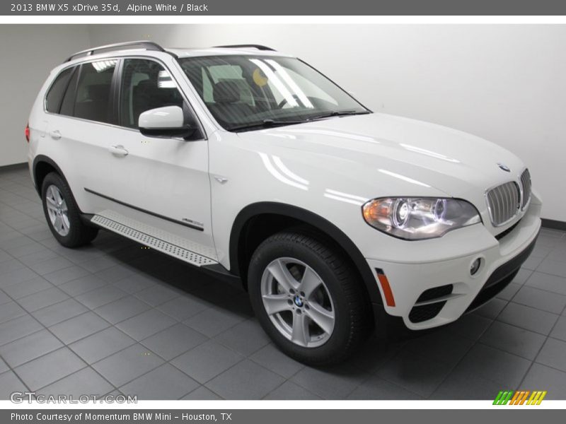Alpine White / Black 2013 BMW X5 xDrive 35d