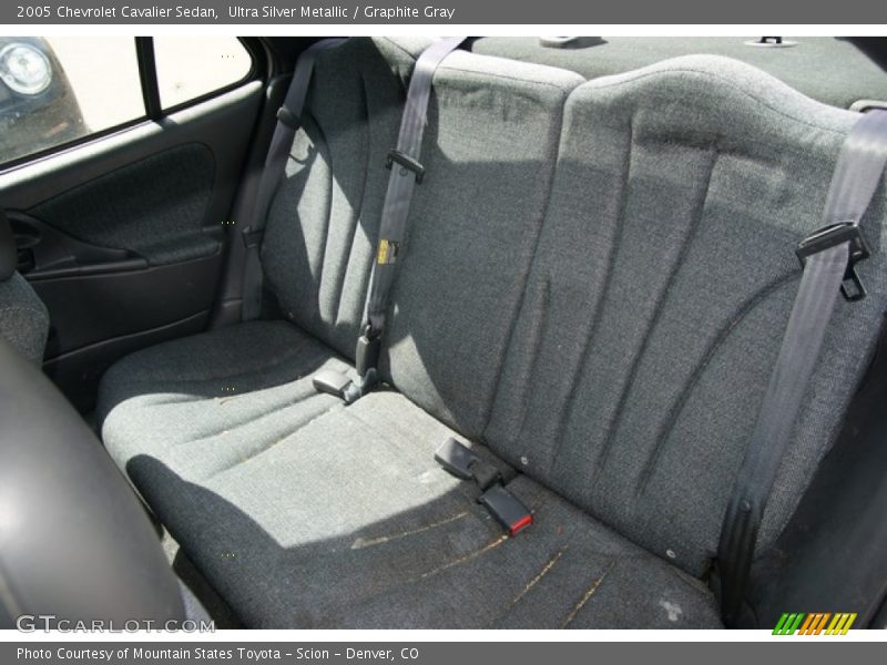 Rear Seat of 2005 Cavalier Sedan