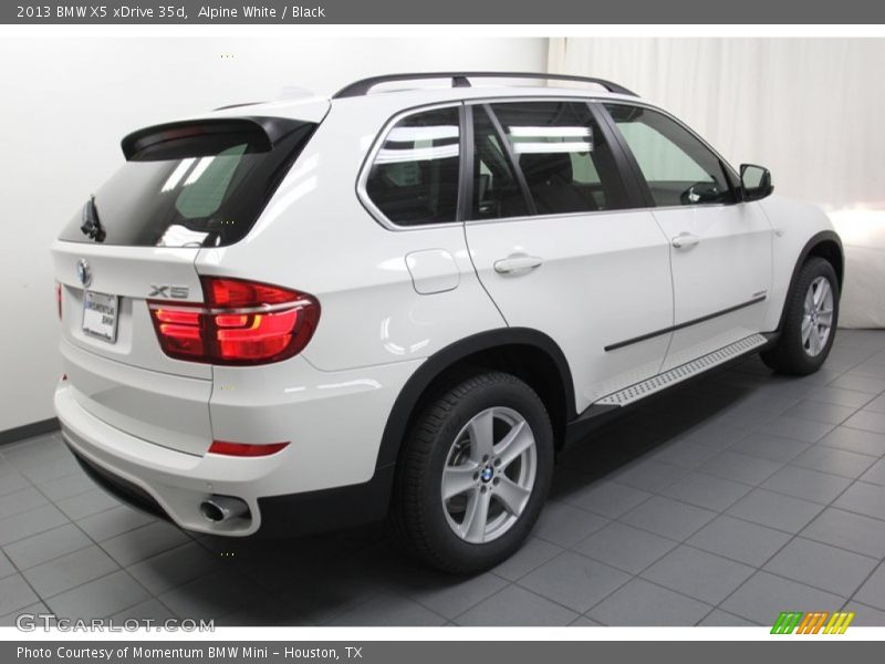 Alpine White / Black 2013 BMW X5 xDrive 35d
