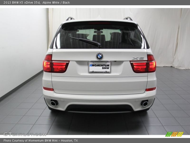 Alpine White / Black 2013 BMW X5 xDrive 35d