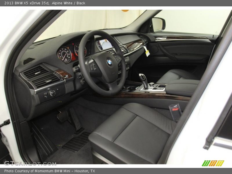 Alpine White / Black 2013 BMW X5 xDrive 35d