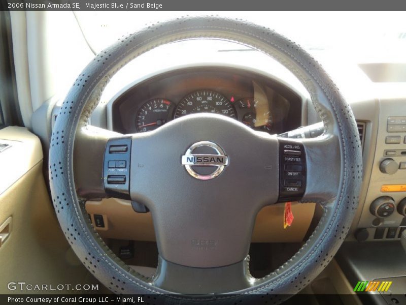 Majestic Blue / Sand Beige 2006 Nissan Armada SE