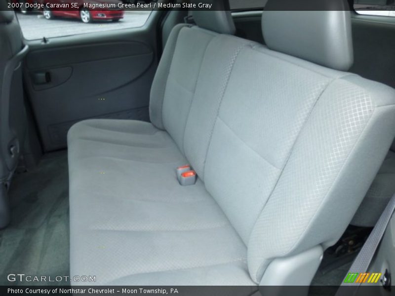 Magnesium Green Pearl / Medium Slate Gray 2007 Dodge Caravan SE