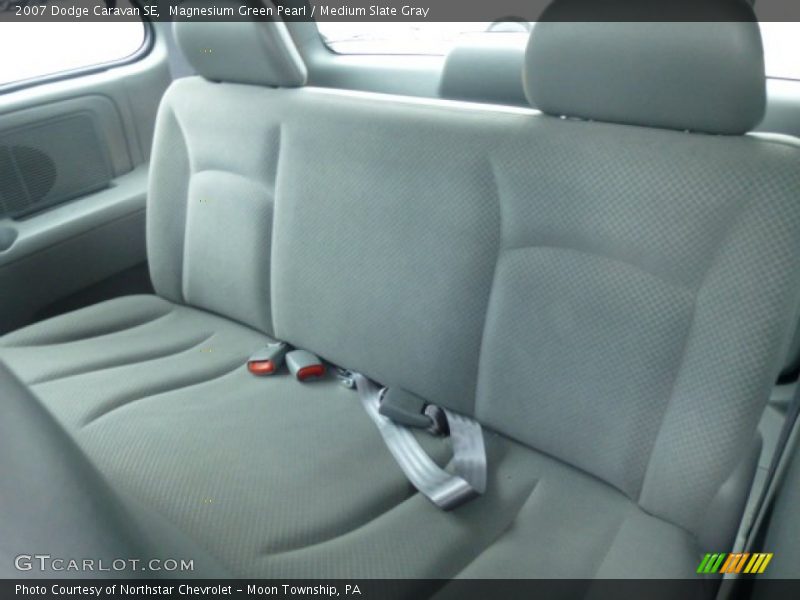 Magnesium Green Pearl / Medium Slate Gray 2007 Dodge Caravan SE