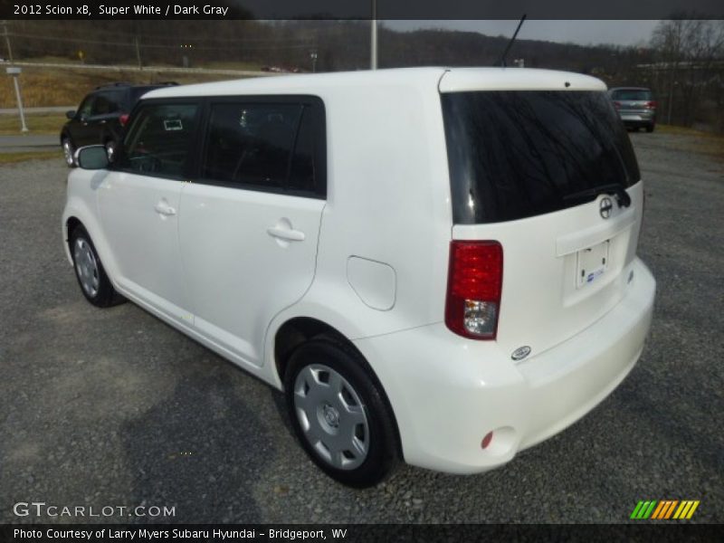 Super White / Dark Gray 2012 Scion xB