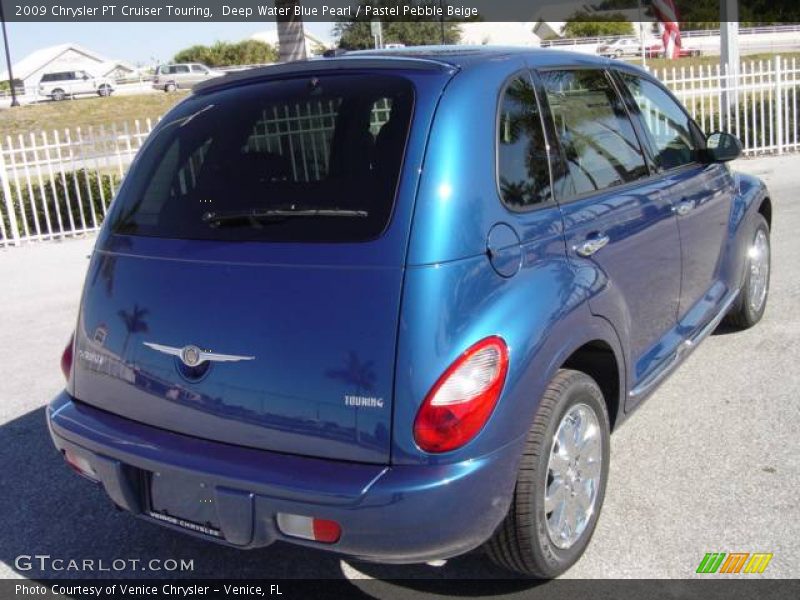 Deep Water Blue Pearl / Pastel Pebble Beige 2009 Chrysler PT Cruiser Touring