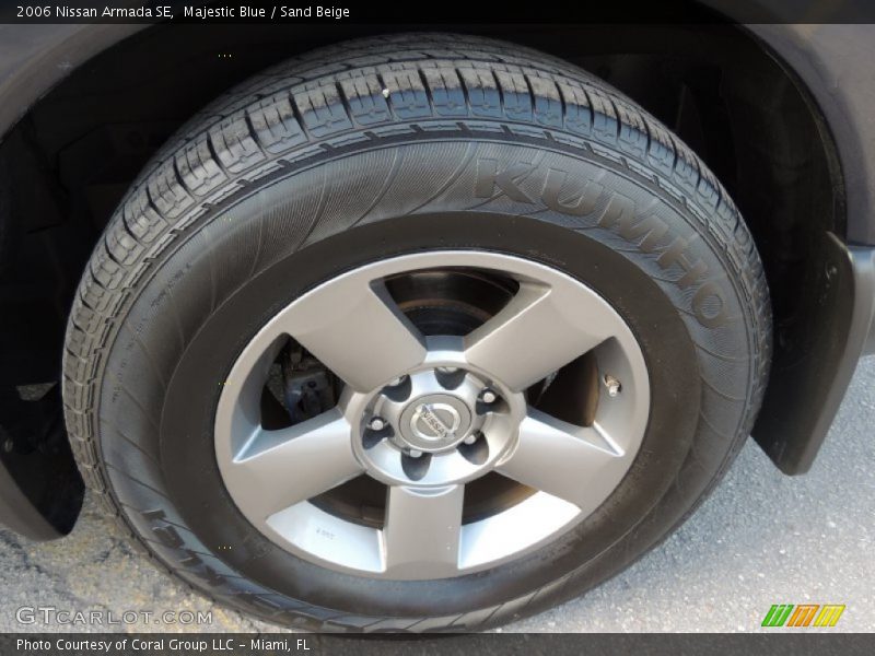 Majestic Blue / Sand Beige 2006 Nissan Armada SE