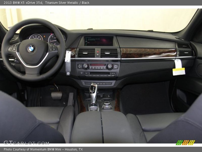 Titanium Silver Metallic / Black 2013 BMW X5 xDrive 35d