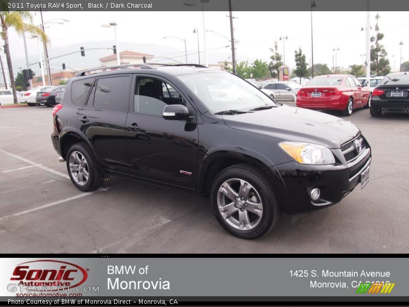 Black / Dark Charcoal 2011 Toyota RAV4 Sport