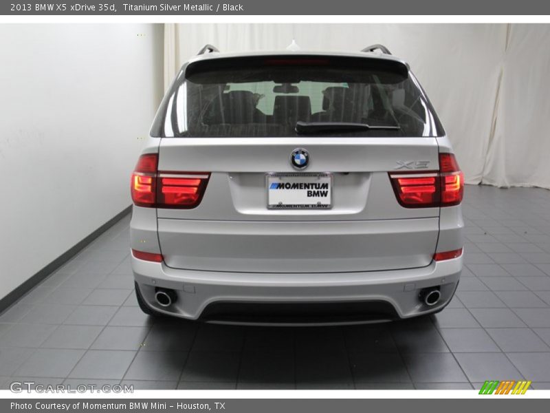Titanium Silver Metallic / Black 2013 BMW X5 xDrive 35d
