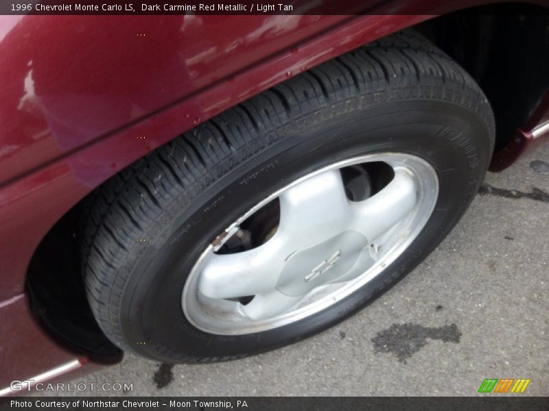 Dark Carmine Red Metallic / Light Tan 1996 Chevrolet Monte Carlo LS