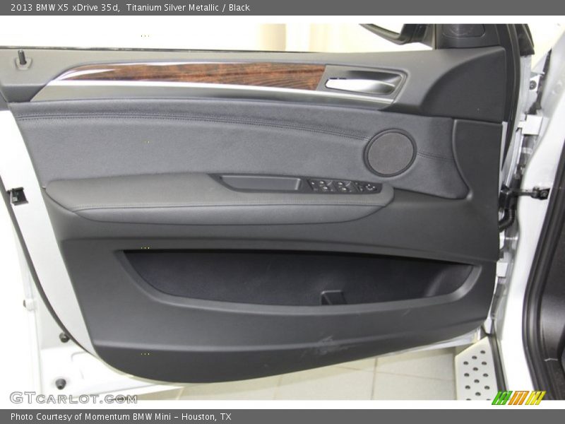 Titanium Silver Metallic / Black 2013 BMW X5 xDrive 35d