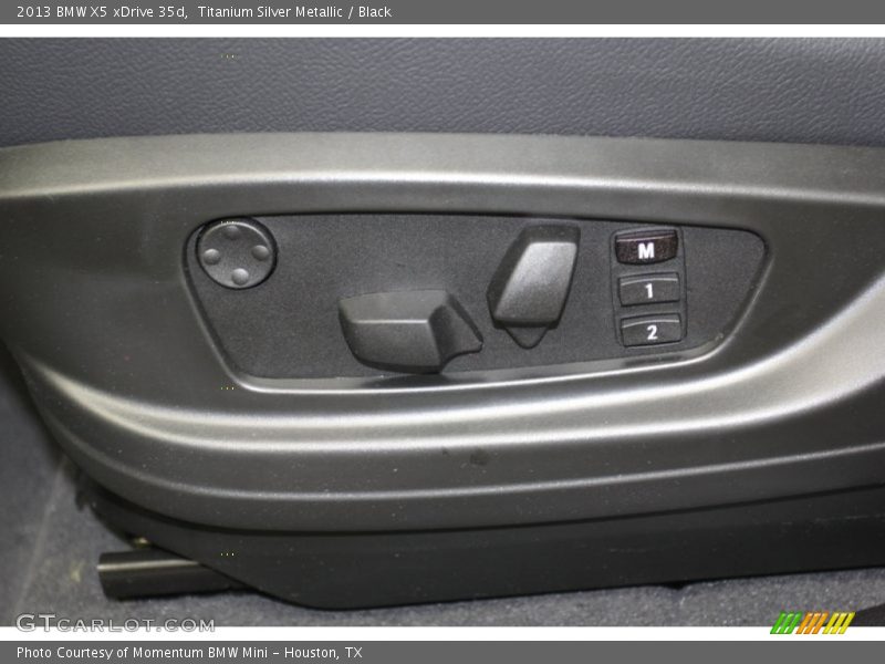 Titanium Silver Metallic / Black 2013 BMW X5 xDrive 35d