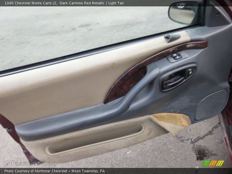 Dark Carmine Red Metallic / Light Tan 1996 Chevrolet Monte Carlo LS