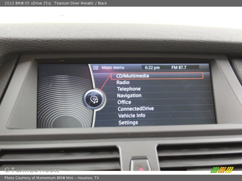 Titanium Silver Metallic / Black 2013 BMW X5 xDrive 35d